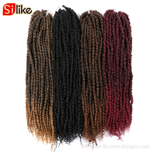 Passion Twist Hair 24" Long Bohemian For Passion Twist Crochet Braiding Hair Water Wave Synthetic Fiber Natural Hair Extension